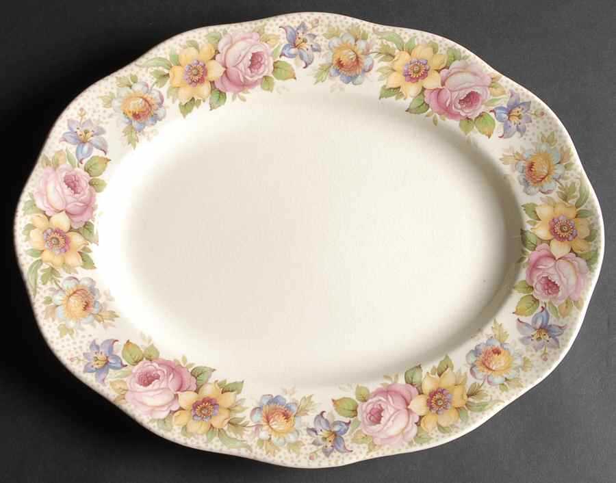 Newport 14" Oval Serving Platter by Wedgwood-1