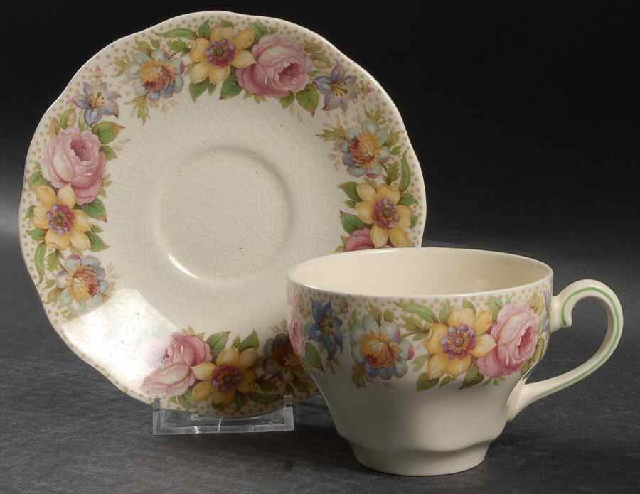 Newport Flat Cup & Saucer Set by Wedgwood-1