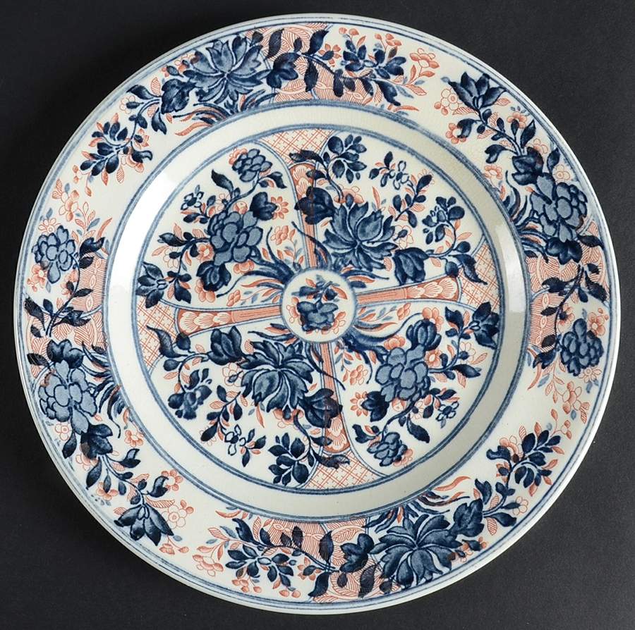 Ningpo (Blue Trim) Salad Plate by Wedgwood-1
