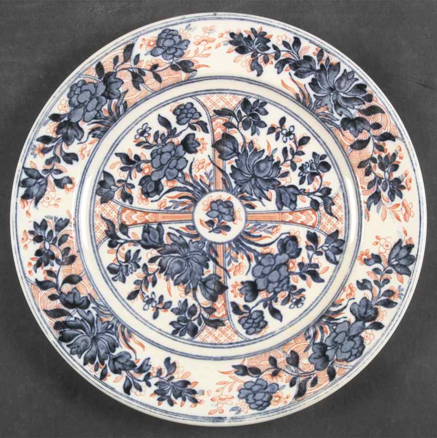 Ningpo (Blue Trim) Luncheon Plate by Wedgwood-1