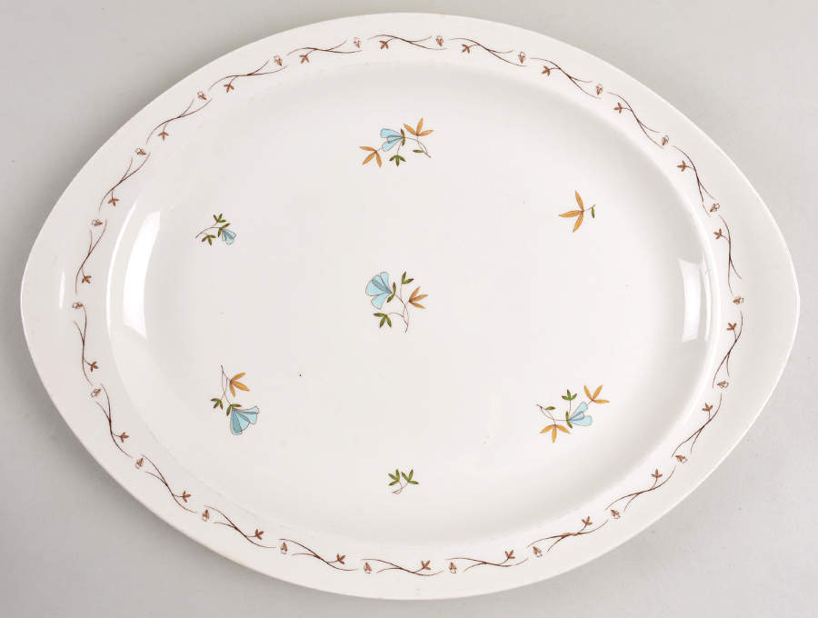 Ninette 14" Oval Serving Platter by Wedgwood-1