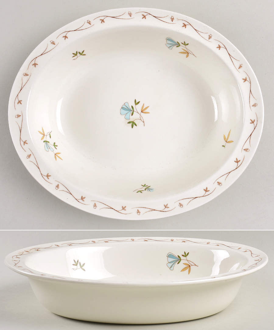 Ninette 9" Oval Vegetable Bowl by Wedgwood-1
