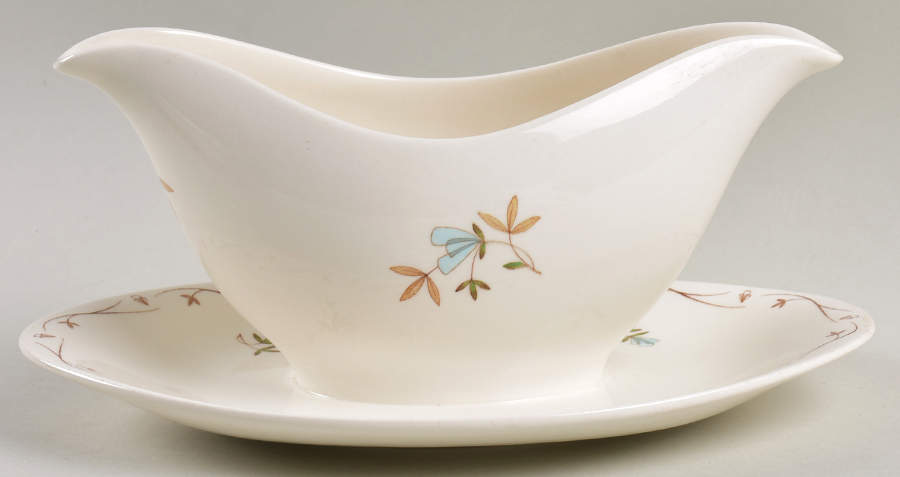 Ninette Gravy Boat with Attached Underplate by Wedgwood-1