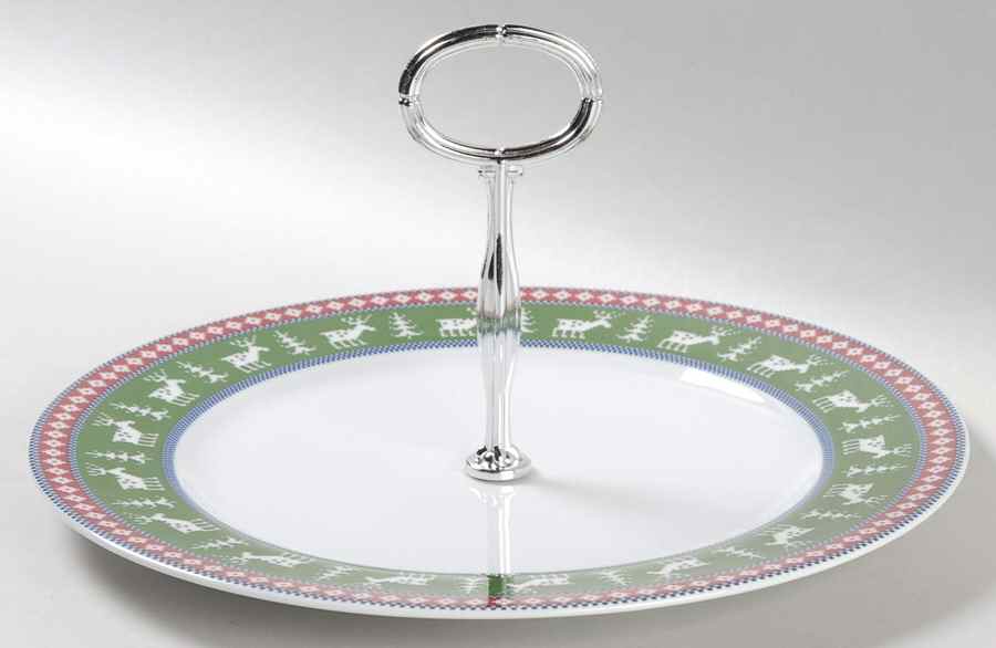 Nordica Round Serving Plate with Handle (DP) by Wedgwood-1