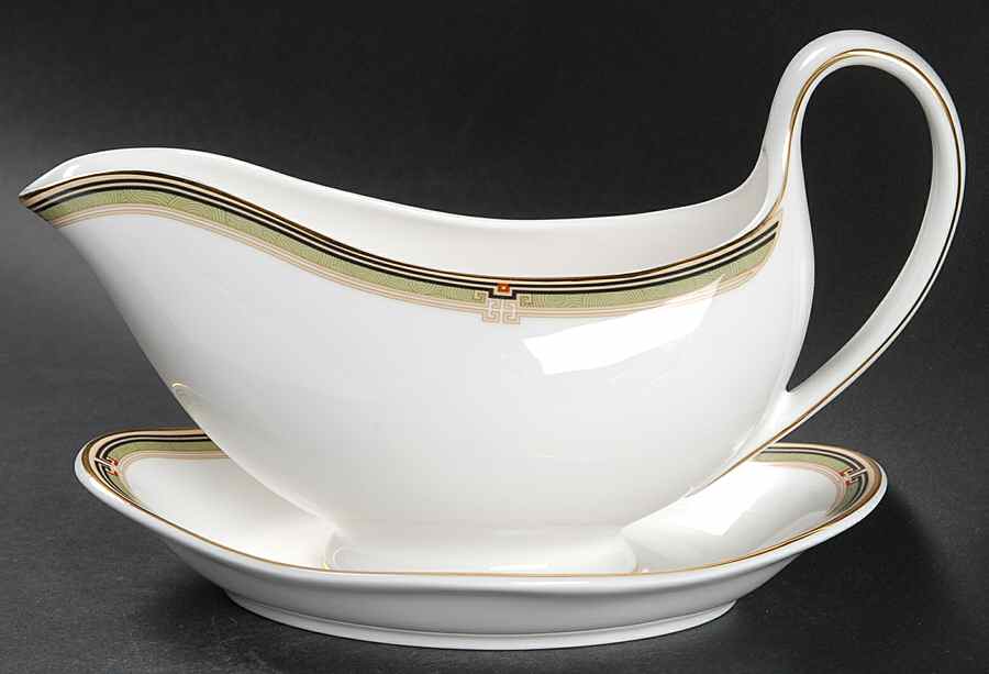 Oberon Gravy Boat & Underplate by Wedgwood-1