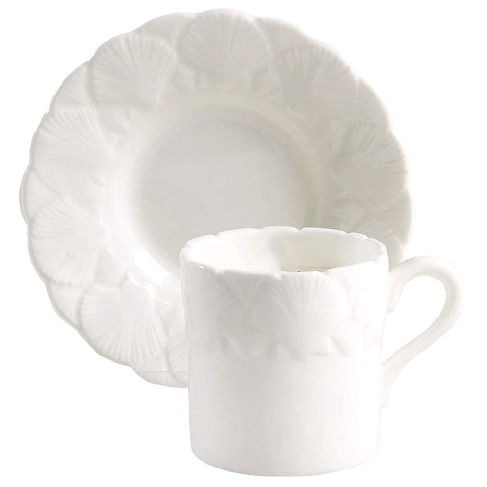 Oceanside Flat Demitasse Cup & Saucer Set by Wedgwood-1