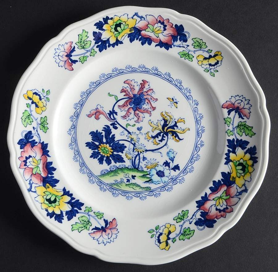 Old Canton Salad Plate by Wedgwood-1