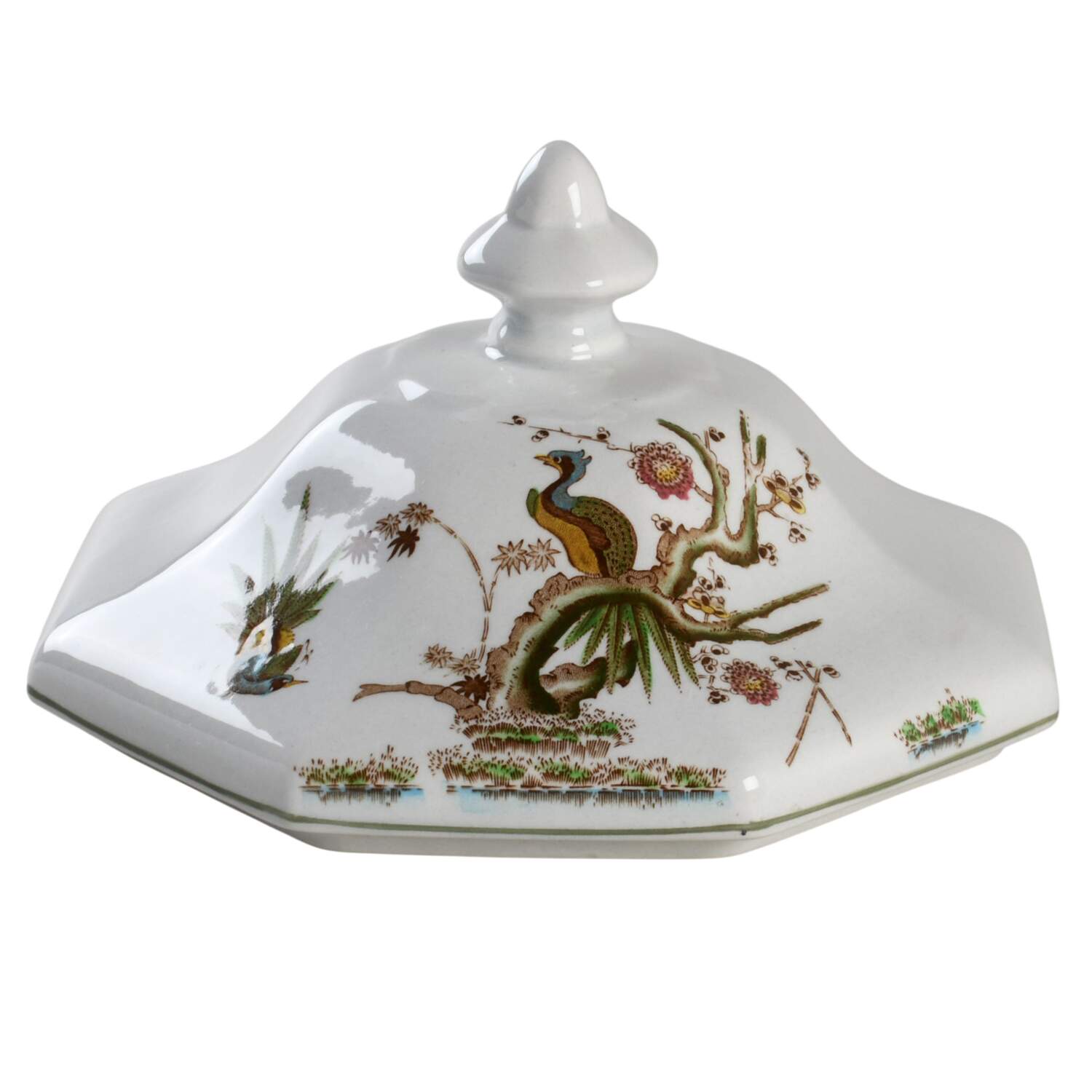 Old Chelsea Lid for Octagonal Vegetable by Wedgwood-1