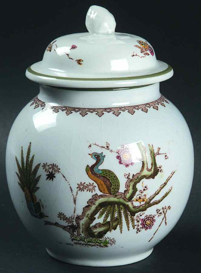 Old Chelsea Sugar Bowl & Lid by Wedgwood-1