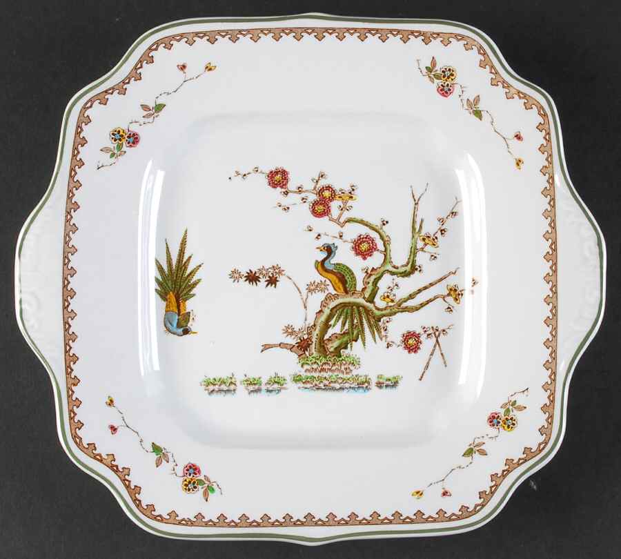 Old Chelsea Square Handled Cake Plate by Wedgwood-1