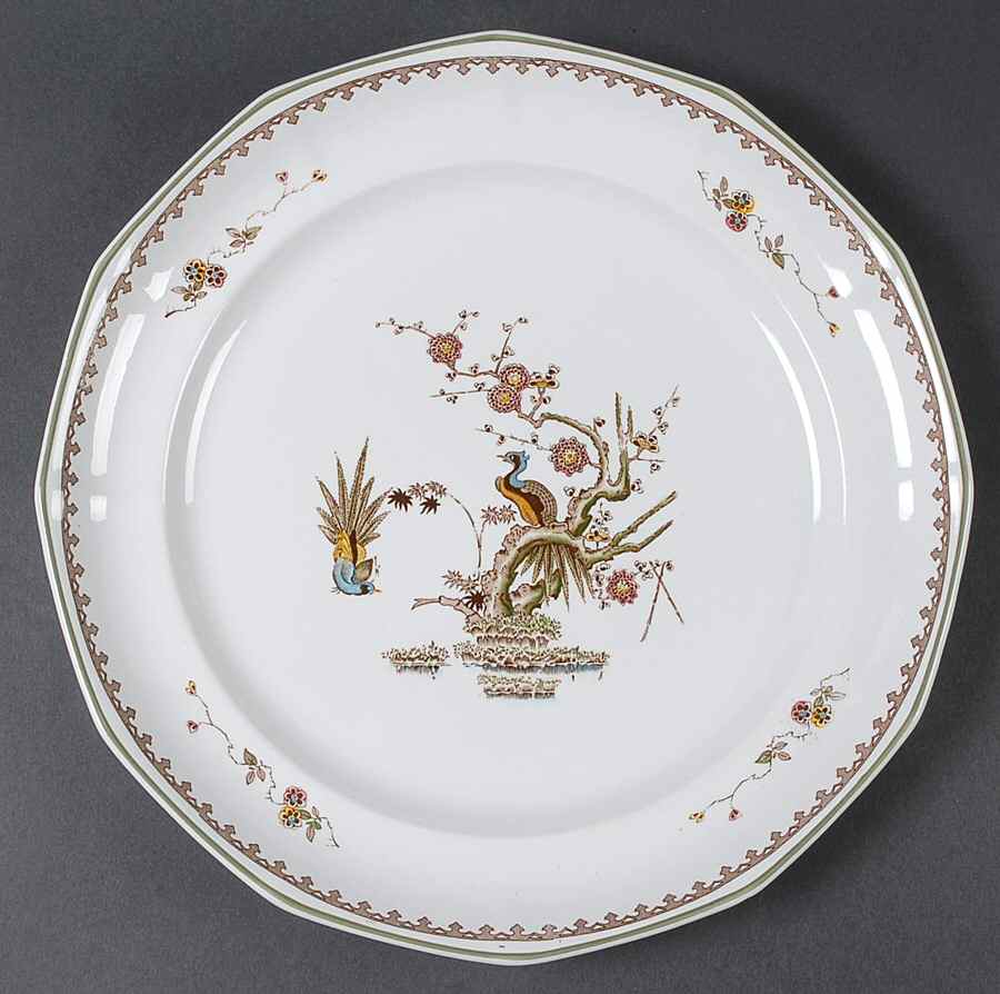 Old Chelsea 12" Chop Plate (Round Platter) by Wedgwood-1