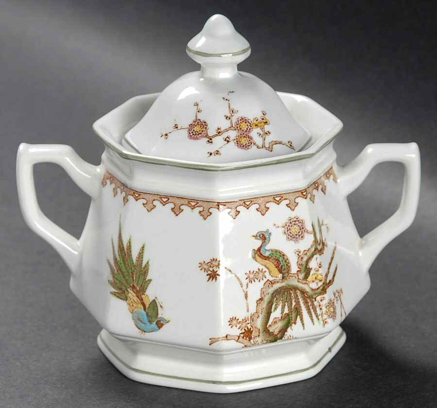Old Chelsea Mini Sugar Bowl & Lid by Wedgwood-1