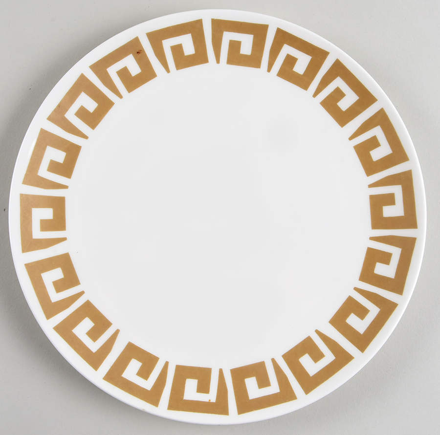 Old Gold Keystone Luncheon Plate by Wedgwood-1