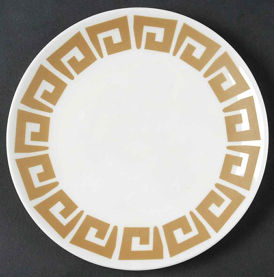Old Gold Keystone Bread & Butter Plate by Wedgwood-1