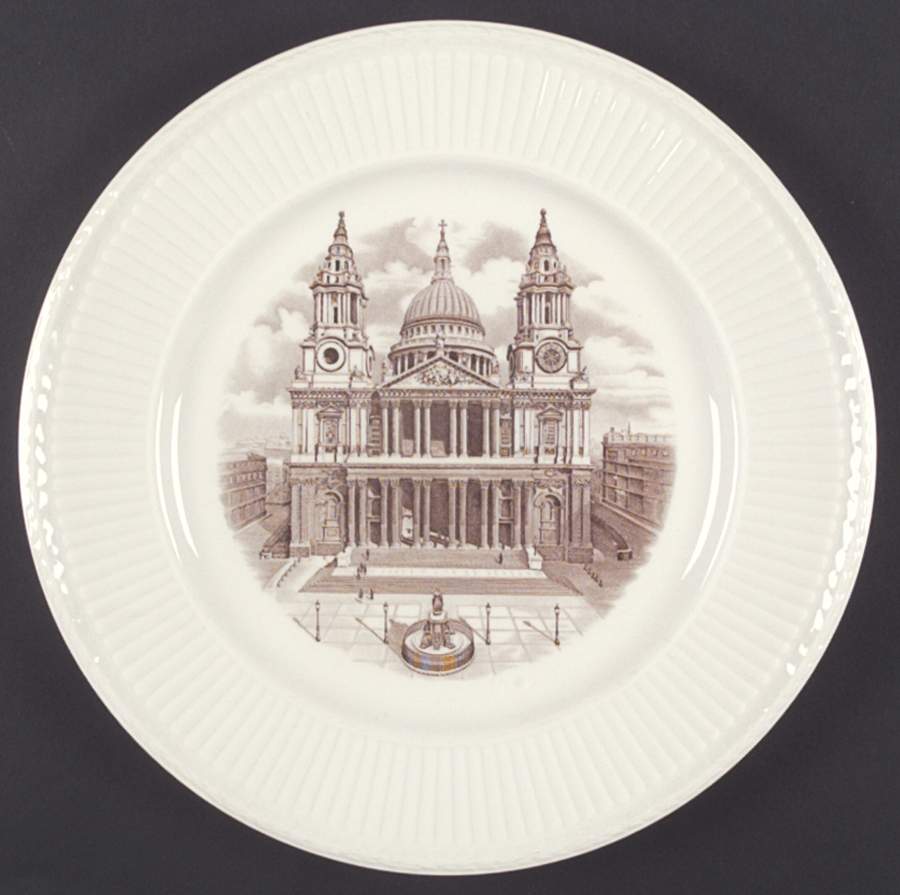 Old London Views (Edme) Dinner Plate by Wedgwood-1