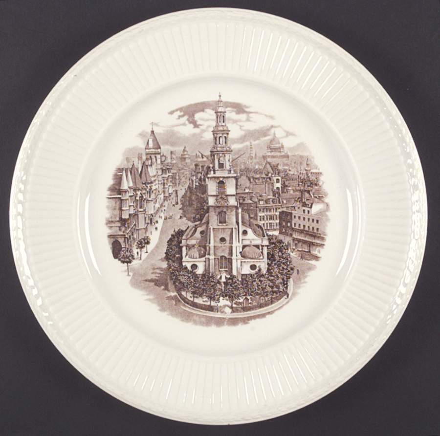 Old London Views (Edme) Dinner Plate by Wedgwood-1