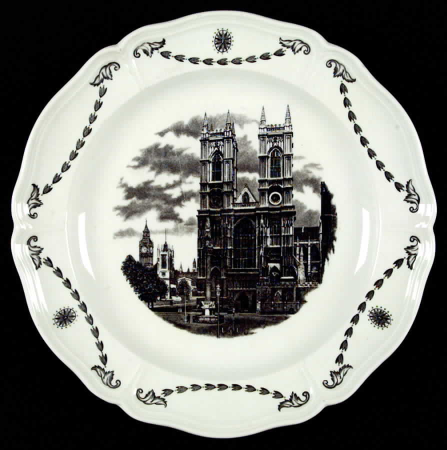 Old London Views (Queens) Dinner Plate by Wedgwood-1