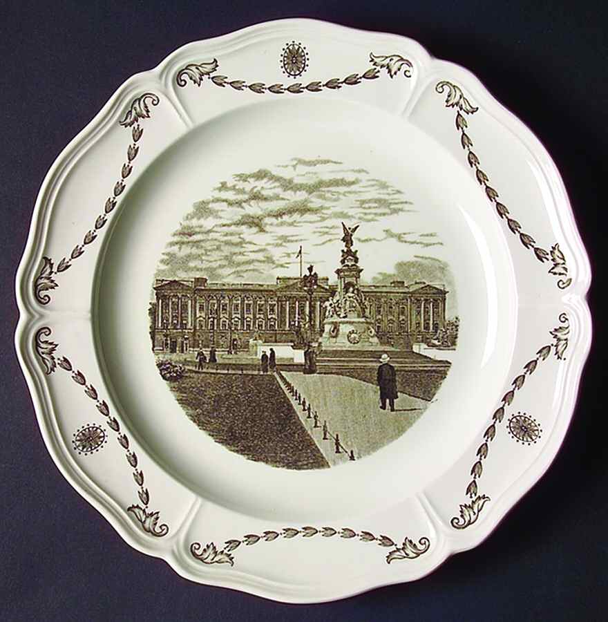 Old London Views (Queens) Dinner Plate by Wedgwood-1
