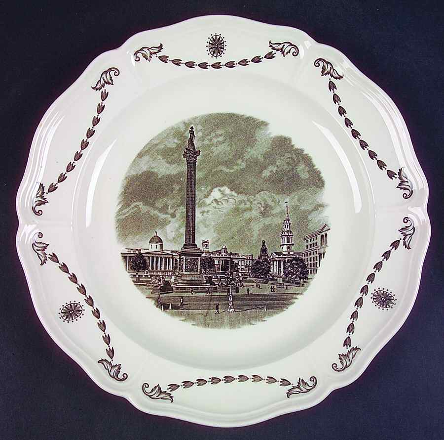 Old London Views (Queens) Dinner Plate by Wedgwood-1