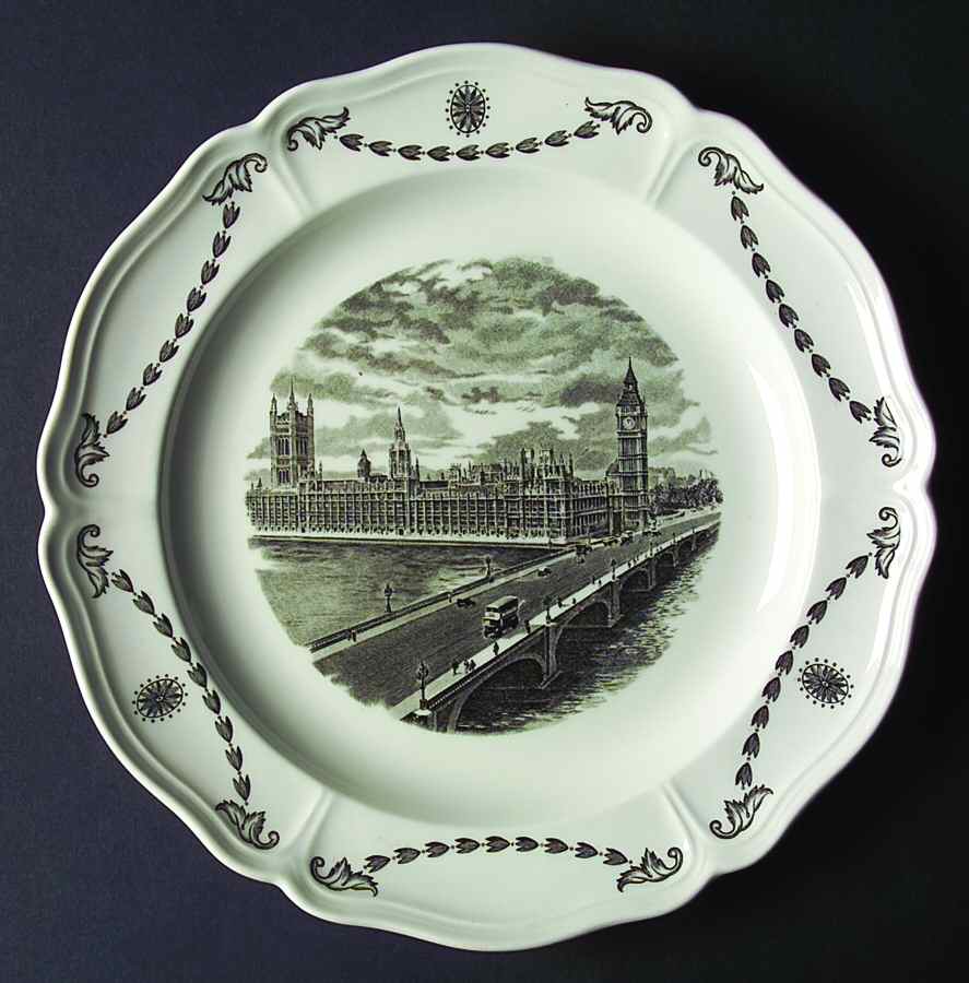 Old London Views (Queens) Dinner Plate by Wedgwood-1