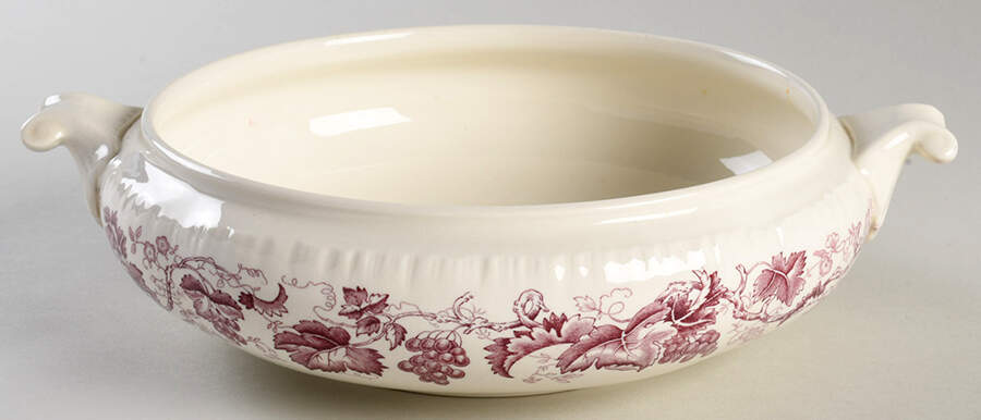 Old Vine Purple Round Vegetable No Lid by Wedgwood-1