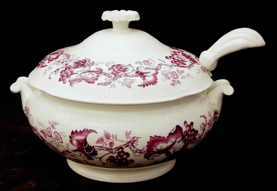 Old Vine Purple Tureen &  Lid by Wedgwood-1