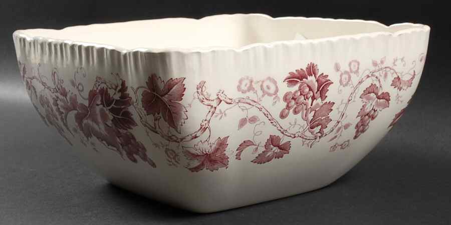 Old Vine Purple 9" Square Salad Serving Bowl by Wedgwood-1