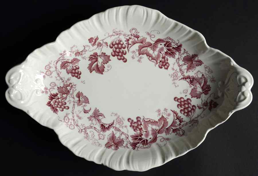 Old Vine Purple Oval Centerpiece by Wedgwood-1