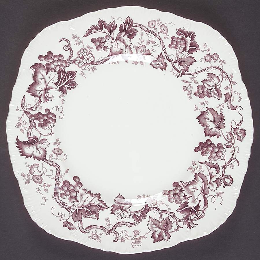 Old Vine Purple Square Salad Plate by Wedgwood-1