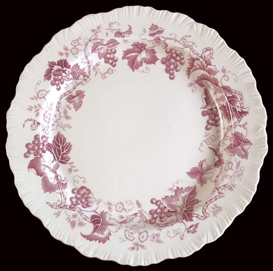 Old Vine Purple 13" Chop Plate (Round Platter) by Wedgwood-1