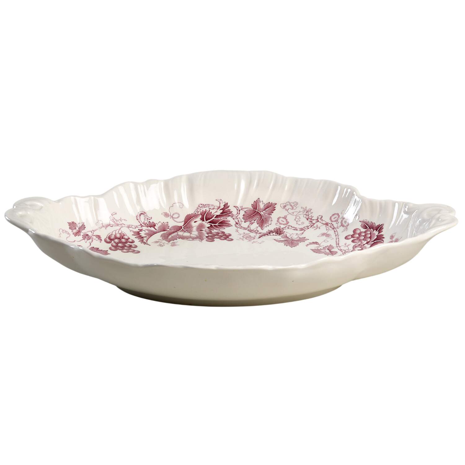 Old Vine Crimson Oval Centerpiece by Wedgwood-1