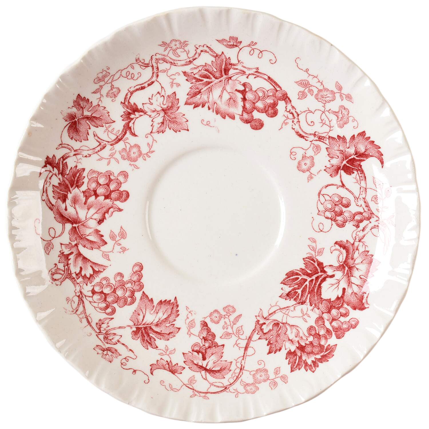 Old Vine Crimson Saucer for Demitasse Cup by Wedgwood-1
