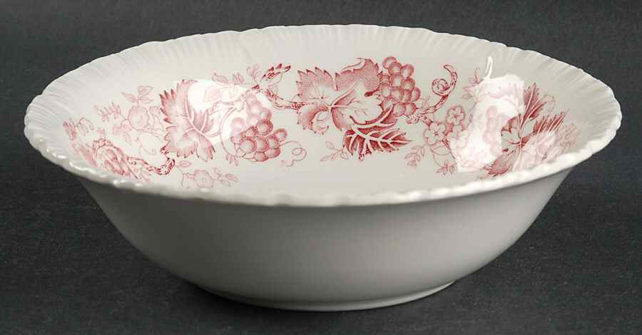 Old Vine Crimson Coupe Cereal Bowl by Wedgwood-1