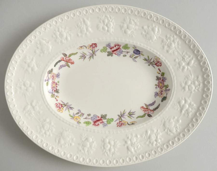 Orient 12" Oval Serving Platter by Wedgwood-1