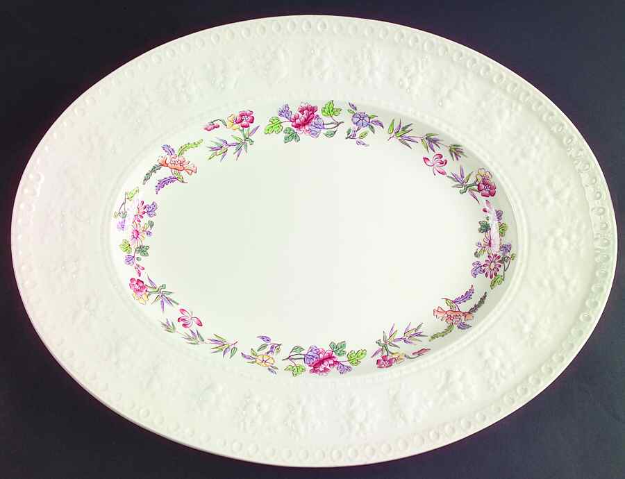 Orient 16" Oval Serving Platter by Wedgwood-1