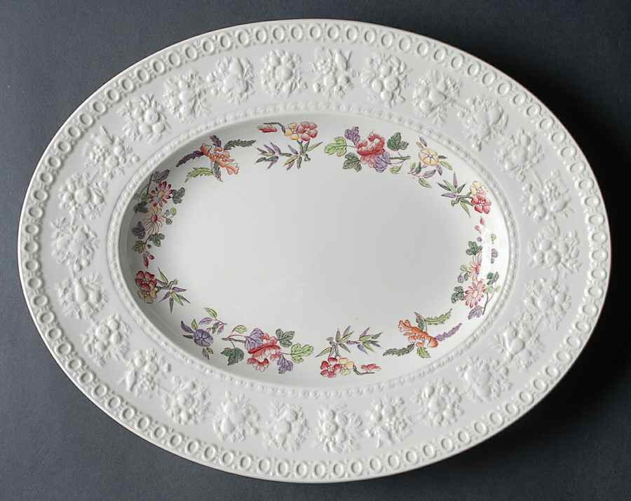 Orient 14" Oval Serving Platter by Wedgwood-1