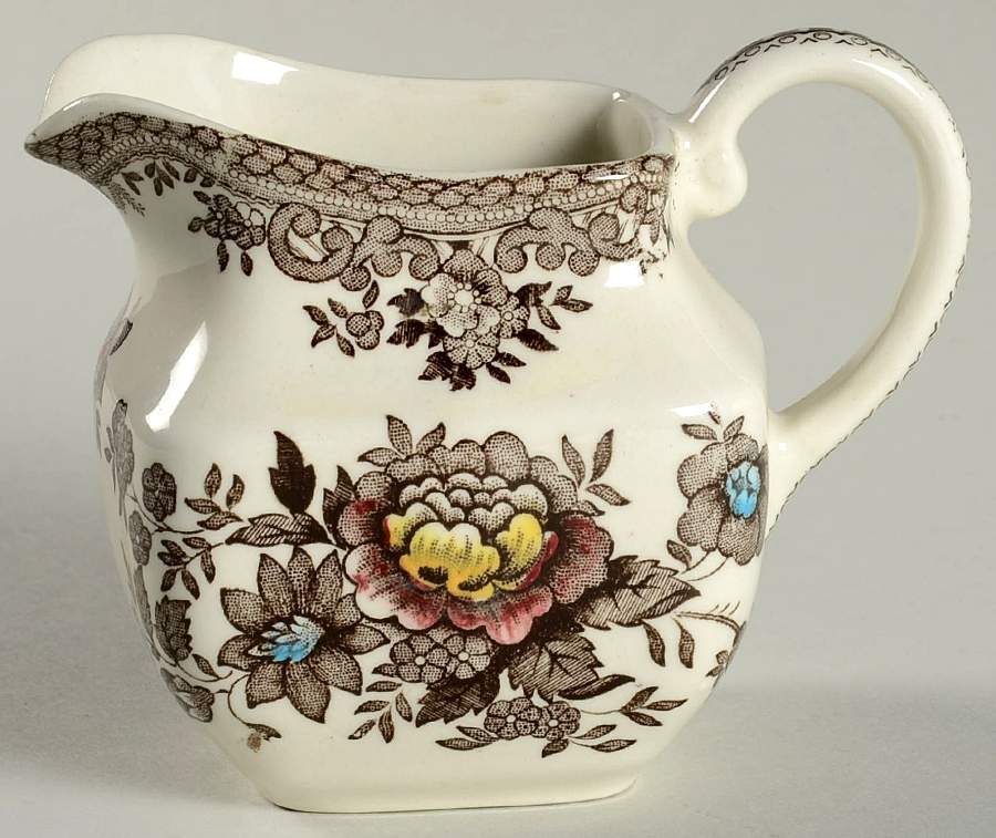 Oriental Pheasant Brown Multicolor Mini Creamer by Wedgwood-1