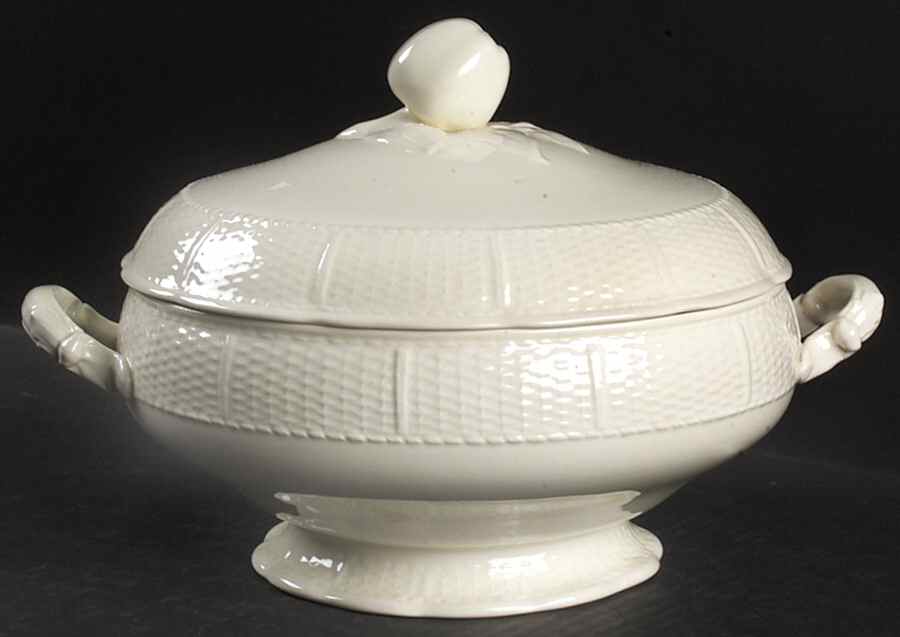 Osier Round Covered Vegetable by Wedgwood-1