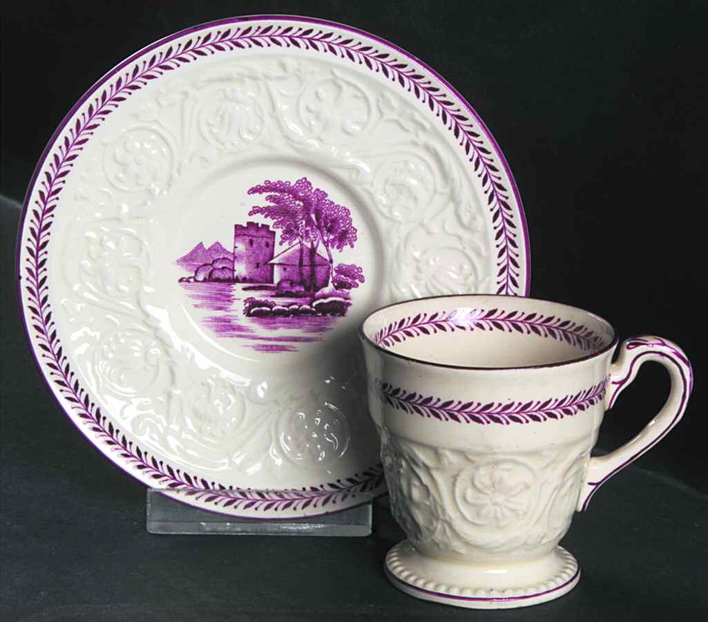 Paignton Footed Demitasse Cup & Saucer Set by Wedgwood-1