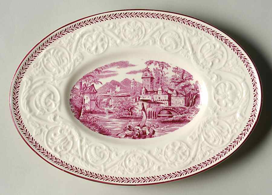 Paignton 9" Oval Serving Platter by Wedgwood-1