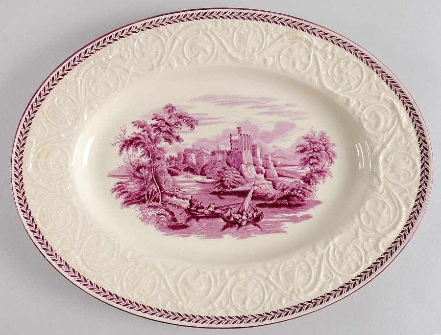 Paignton 14" Oval Serving Platter by Wedgwood-1