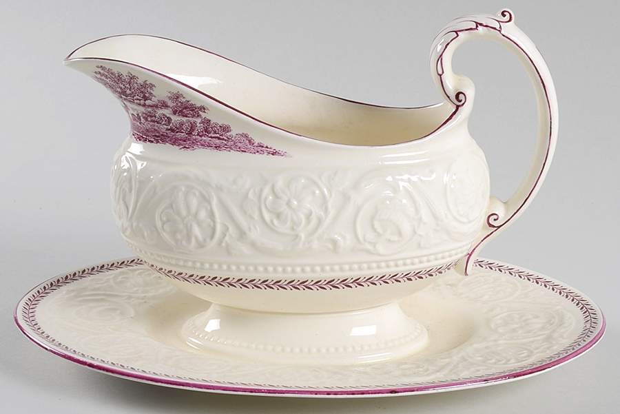 Paignton Gravy Boat with Attached Underplate by Wedgwood-1