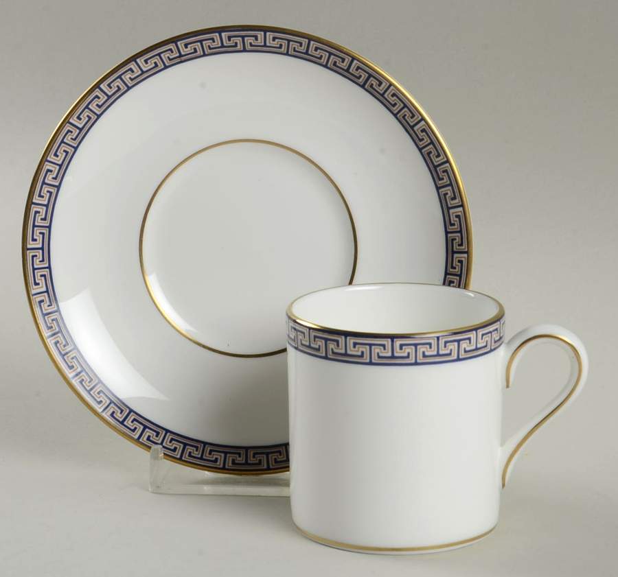 Palatia Bond Shape Demitasse Cup and Saucer Set by Wedgwood-1