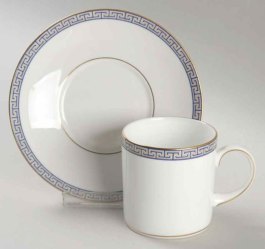 Palatia Bond Shape Demitasse Cup and Saucer Set by Wedgwood-1