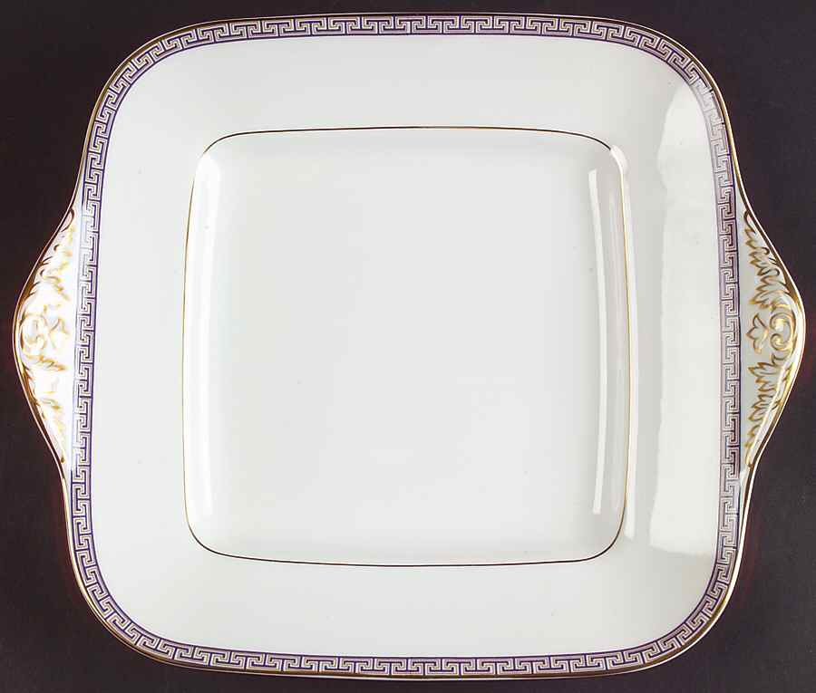 Palatia Square Handled Cake Plate by Wedgwood-1