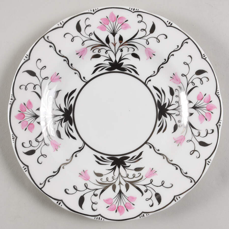 Papyrus Pink Salad Plate by Wedgwood-1