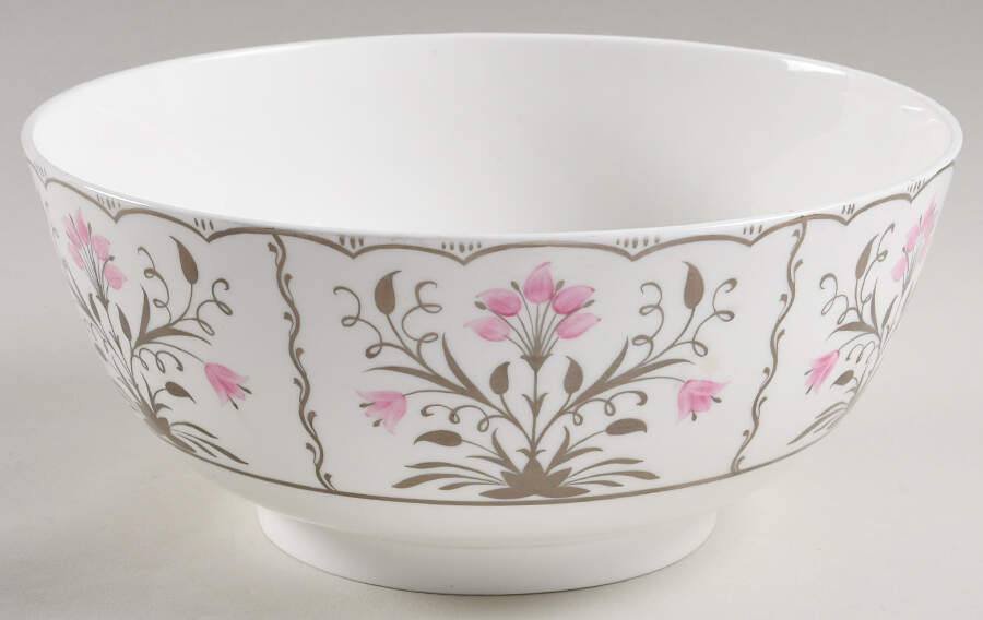 Papyrus Pink 9" Round Vegetable Bowl by Wedgwood-1