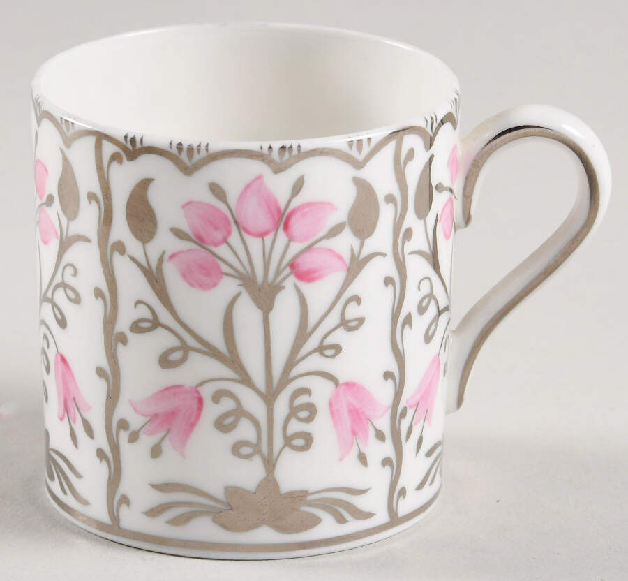 Papyrus Pink Bond Shape Demitasse Cup by Wedgwood-1
