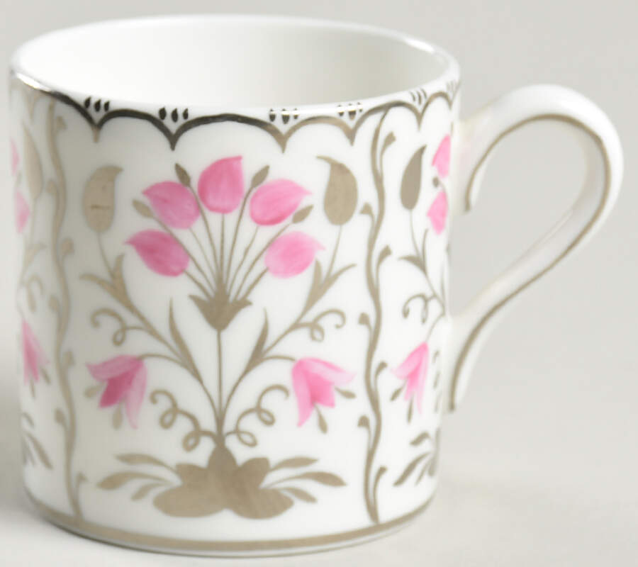 Papyrus Pink Bond Shape Demitasse Cup by Wedgwood-1