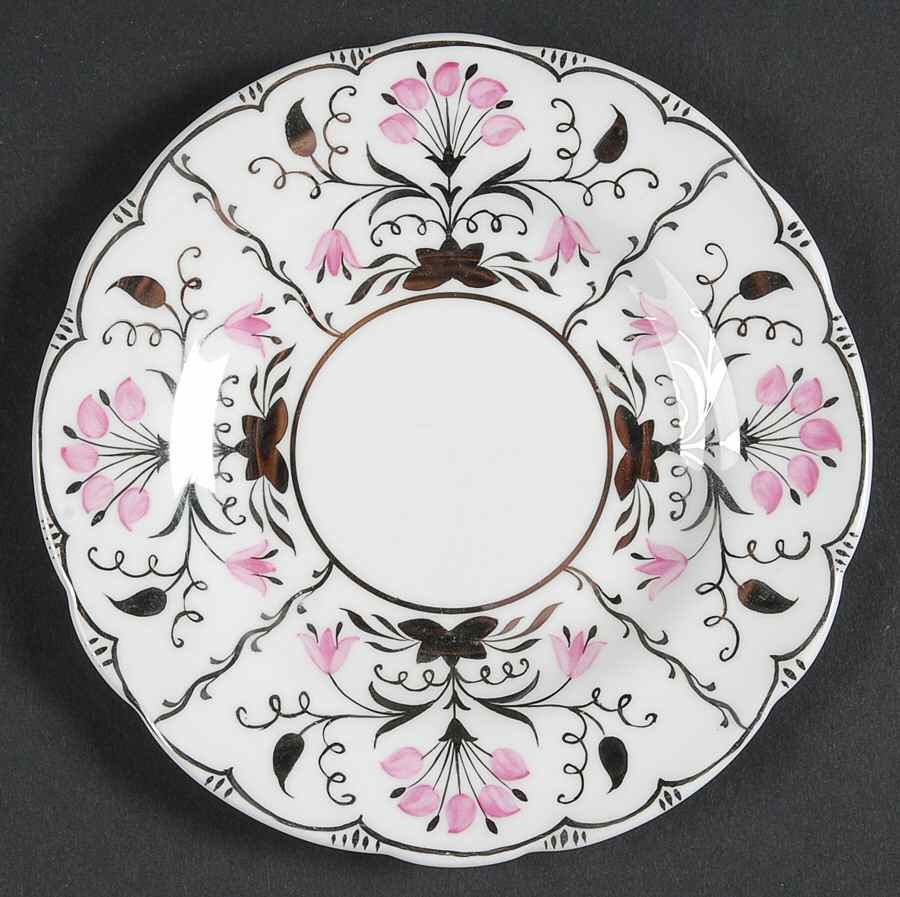 Papyrus Pink Bread & Butter Plate by Wedgwood-1